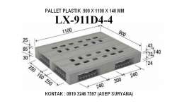 PALLET PLASTIK 110 X 90 X 13 CM