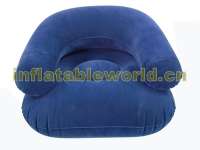 Inflatable flocked sofa