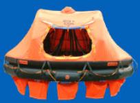 Inflatable Life Raft mark HAINING, TOKUGAWA,  CRV,  CSM,  VIKING,  FUJIKURA, 