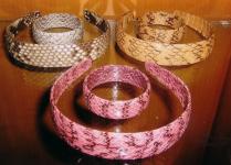 Hair Band from snake leather,  code RWG 072