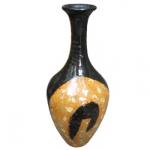 Lacquer vase on ceramic from huveco in Vietnam