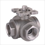 Three-way Full Bore Ball valve( Pneumatic valve)