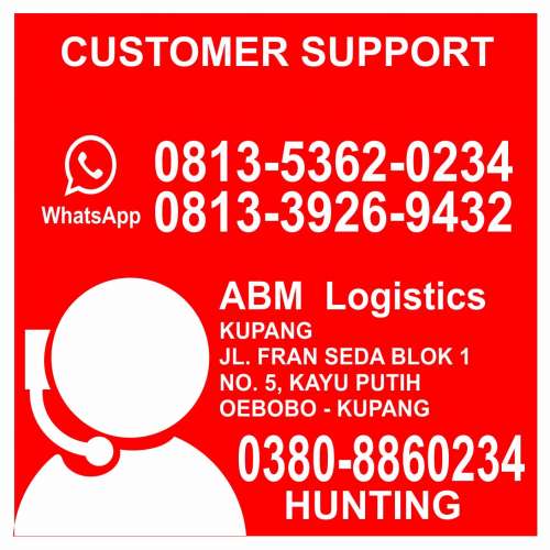 ABM Xpress Kupang Melayani Jasa kirim barang Cargo via udara tujuan ke kota besar di jawa, kalimantan, sulawesi, dll. 0380-8860234, 081339269432, 08113423440, 081353620234. abmkupang@ yahoo.com, sales@ abmlogistics.co.id.
