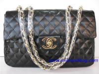 1114 imported black leather 34x22x10cm