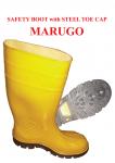 MARUGO SAFETY BOOT PVC WITH STEEL TOE CAP