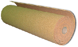 cork underlayment in rolls and sheets