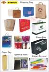 Paper Bag ready stock ( email: ahdprinting@ gmail.com) bahan samson craft coklat & bahan kain spunbond) ) recycle