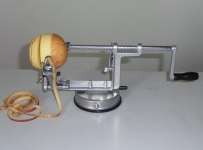 metal apple peeler