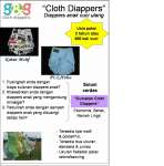 COLTH DIAPERS ( PEMPERS RECYCLE)