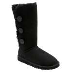 Black Bailey Button Triplet UGG Boots