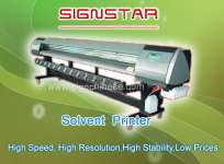 large format outdoor solvent digital printer with spectra skywalker head