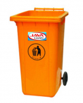 Bak sampah troly | garbage bin | waste bin | tong sampah 120 liter | bak sampah