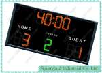 Electronic Indoor Football Scoreboard ,  Futsal Digital LED Scoreboard ,  Soccer Courts Scorecards