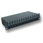 Flextreme FL-81/ 4-2A Media Converter Rack-Mount Chassis 14 slots with dual power supply NMS function ( 2 x Power Supply + Redundant)