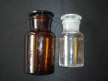 jual botol reagen murah bening dan coklat amber
