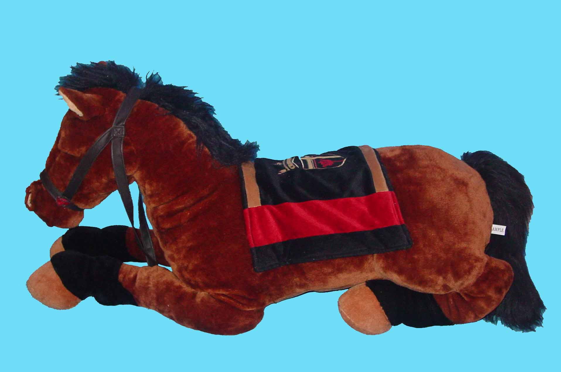 T10685/1  -130cm Plush Lying Horse