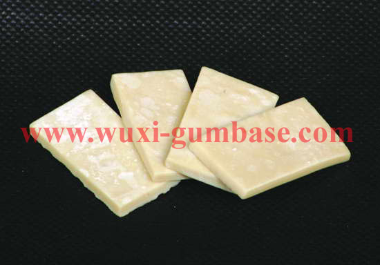 Gum base in sheet form