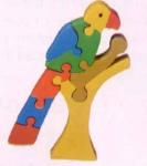 Wooden Jigsaw Puzzle Parrot