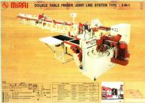 Mesin Double Table finger joint line system type 3-IN-1