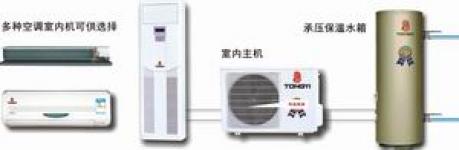 Multi-functional heat pump water heater plus air conditioning