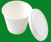 biodegradable and eco-friendly tableware - 500ml cup/ lid
