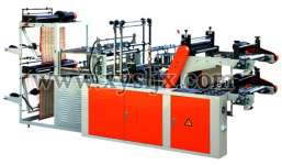 Computer Control High-speed Rolling Vest ,  garbage,  Flat Placket Bag-making Machine( Double layer)