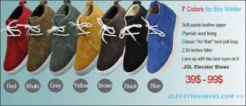 100% genuine leather casual shoes with woolen lining will keep warm in Winter - 7 colors
