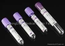 EDTA K2/ K3 blood collection tube CE and IS013485 approved ( purple cap)