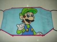 Masker Mulut Mario Bross Luigi