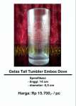 TALL TUMBLER ( BP-01) EMBOS DOVE