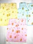 1009. Baju Katun Kutung Brosco Wrn Sablon ( usia 0-3 bln)