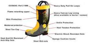 HARVIK safety fire shoes,  sepatu pemadam kebakaran, 