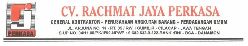 CV. RAHMAT JAYA PERKASA