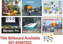 Advertising Billboard Available Jawa Tengah & DIY,  Bali ,  Makasar,  Medan,  Lampung,  Palembang,  Padang ,  Lombok,  Manado.cirebon tasikmalaya sukabumi ( jawa barat ) .