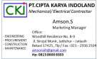 PT.CIPTA KARYA INDOLAND,  MEKANIKAL,  ELECTRIKAL,  SIPIL,  PLUMBING,  DAN FIRE PROTECTION SYSTEM