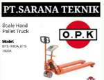 PT. BISHAMON OPK HAND PALLET - STACKER INDONESIA ( sarana group)
