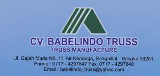 CV. BABELINDO TRUSS