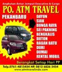 Mobil PO.ATM Travel | Bus PO.SAN | Kapal Dumai Express | Rental Mobil Pekanbaru | Travel Tiket Pesawat 0852-7142-5454