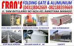 frans folding gate & aluminium