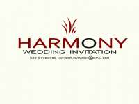 Harmony Wedding Invitation