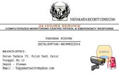 Yogyakarta Security Consultan