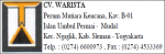 CV. Warista,  Yogyakarta