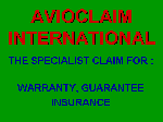 WARRANTY CLAIM CONSULTING