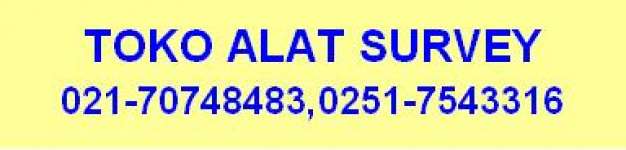 Alat Survey - Toko 021-70748483,  0251-7543316