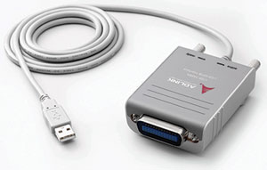 USB interface links GPIB instruments to laptop PC