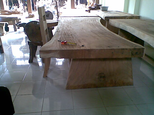 meja antik lebar 1m