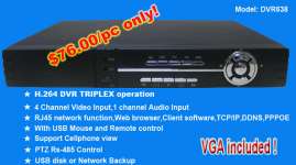 CCTV 4ch H.264 DVR