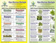 Geo_Hortus Herbal Products 100% Natural Herbs