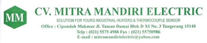 JUAL:CV MITRA MANDIRI ELECTRIC JUAL:HEATERS BAND,