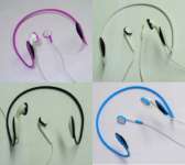 Waterproof Vibrating Earphone with Neckband